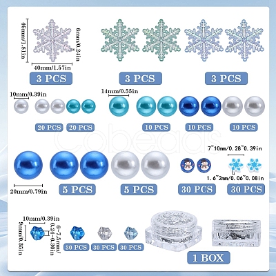 Snowflake Vase Fillers DIY-SC0025-61-1