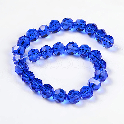 Imitation Austrian Crystal Bead Strands G-M181-5mm-13A-1