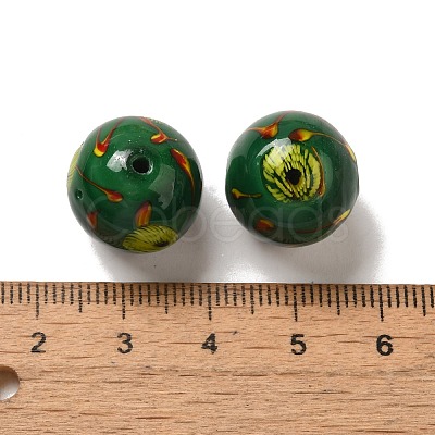 Handmade Lampwork Beads Strands LAMP-G162-08B-02-1