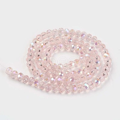 Electroplate Glass Beads Strands X-EGLA-A034-T10mm-L18-1