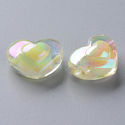 Transparent Acrylic Beads LS-TACR-S152-08B-07-1