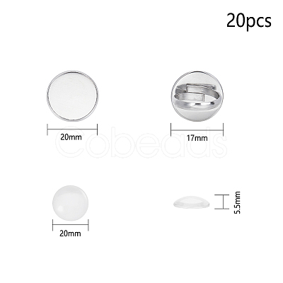 DIY Finger Rings Making Kits DIY-UN0001-18P-1