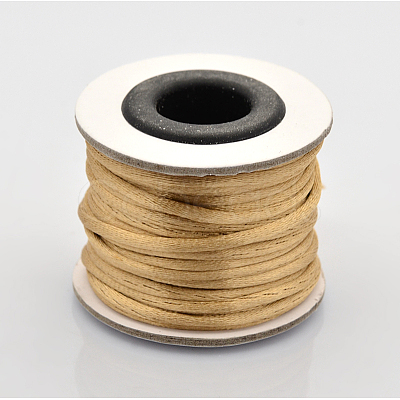 Round Nylon Satin Rattail Cord X-NWIR-O001-A-19-1