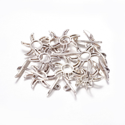 Tibetan Style Alloy Toggle Clasps LF5115Y-NF-1