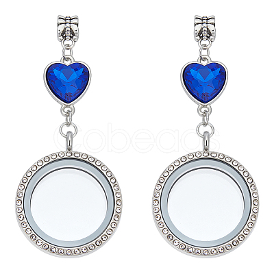 Alloy Locket Photo Pendants FIND-WH0181-05-1
