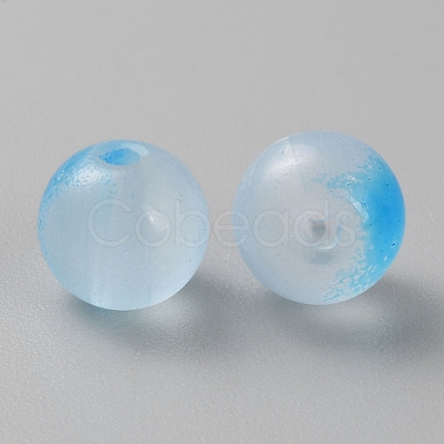 Two Tone Glass Beads GLAA-CJC0001-19B-1