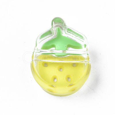 Transparent Acrylic Enamel Beads LS-OACR-N130-024-02-1