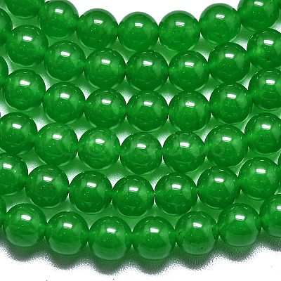 Natural Malaysia Jade Beads Strands G-L645-C01-6mm-17-1