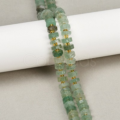 Natural Green Strawberry Quartz Beads Strands G-F796-A08-01-1