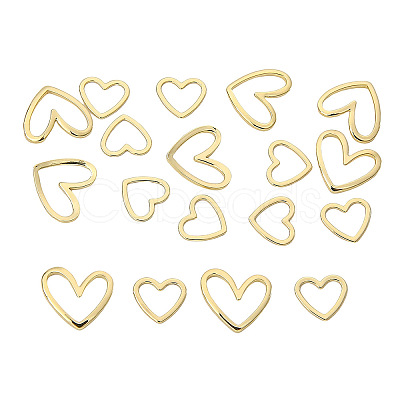 Brass Linking Rings KK-YWC0001-01G-01-1