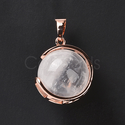 Natural Quartz Crystal Pendants G-A212-01RG-06-1