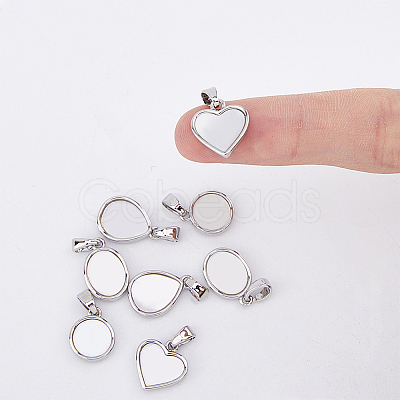 DICOSMETIC 8Pcs 4 Styles Natural Freshwater Shell Charms KK-DC0003-26-1