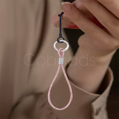 1Pc Alloy Rhinestone Mobile Straps HJEW-LP0001-88B-1