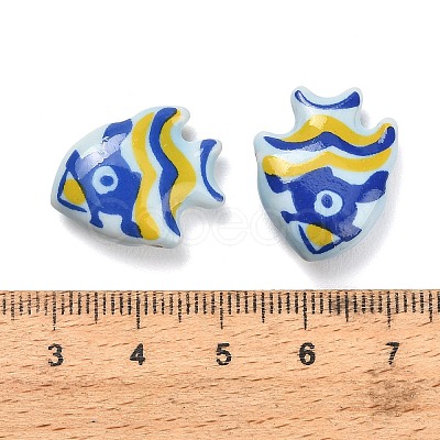 Handmade Porcelain Beads PORC-F016-01B-1