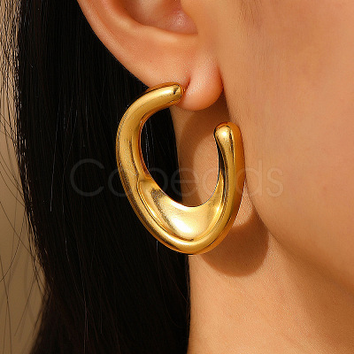 304 Stainless Steel Stud Earrings FS-WG01727-02-1