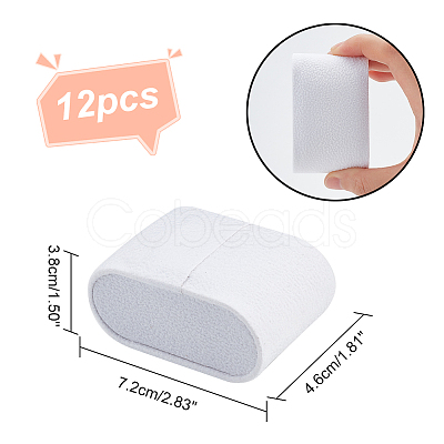 Lint Cloth Bracelet Pillow Jewelry Displays BDIS-WH0008-03B-1