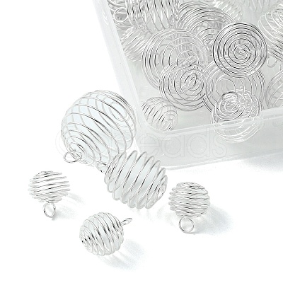 30Pcs 3 Style Iron Wire Pendants IFIN-YW0001-78-1