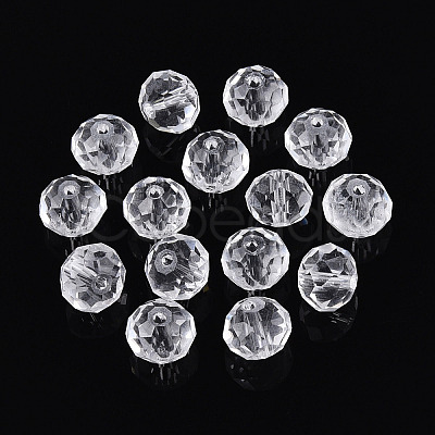 Baking Paint Transparent Glass Beads X1-GLAA-N011-10mm-02-1