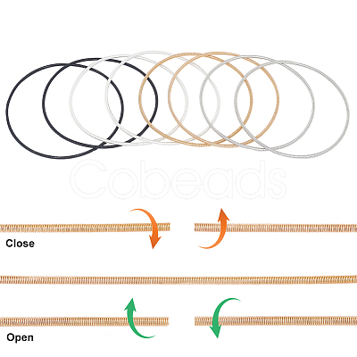 48 Strands 4 Style Spring Bracelets TWIR-BC0001-49-1