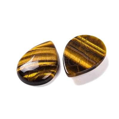 Natural Tiger Eye Cabochons G-B085-03B-07-1