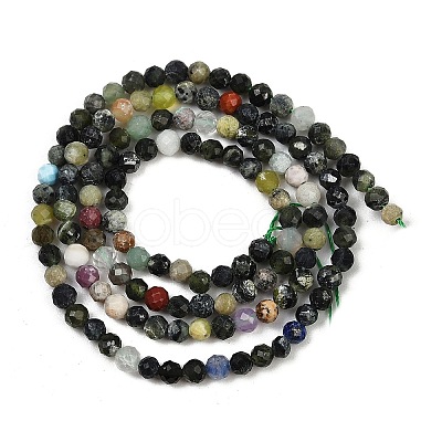 Natural Mixed Gemstone Beads Strands G-RM2025425-A03-3mm-1