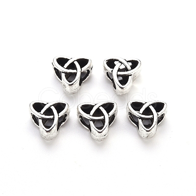 Tibetan Style Alloy European Beads TIBE-N006-95AS-LF-1