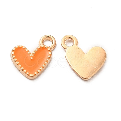 Alloy Enamel Charms FIND-G055-20G-06-1