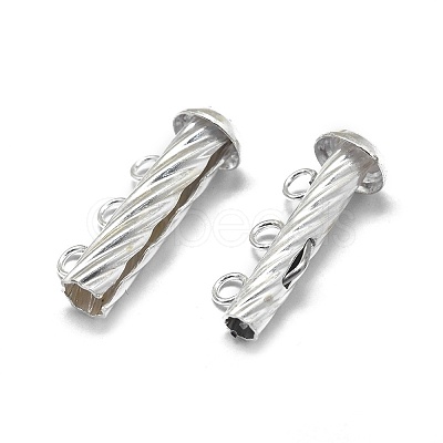 925 Sterling Silver Slide Lock Clasps STER-L057-018S-1