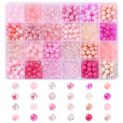 DIY Pink Series Necklace & Bracelet Making Kits DIY-CJ0001-76-1