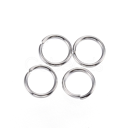 Tarnish Resistant 304 Stainless Steel Open Jump Rings STAS-E147-36P-1