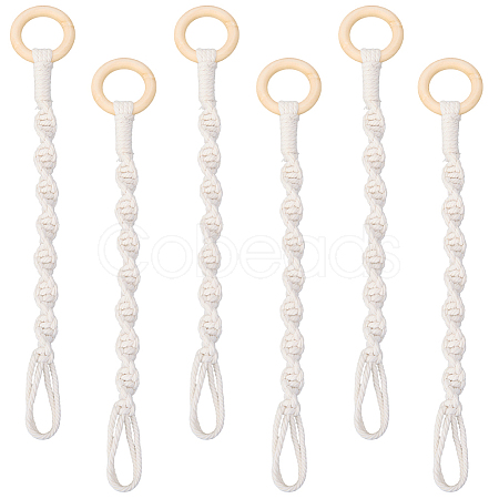 Cotton & Linen Weaving Flower Plant Hanger FIND-WH20008-37-1