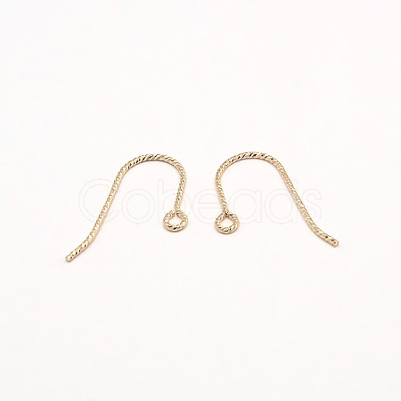 Yellow Gold Filled Earring Hooks KK-A130-04-1