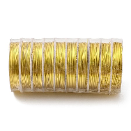 10 Rolls Round Copper Wire CWIR-C003-01E-G-1