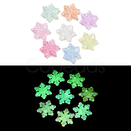 Luminous Transparent Acrylic Beads LACR-U001-06-1