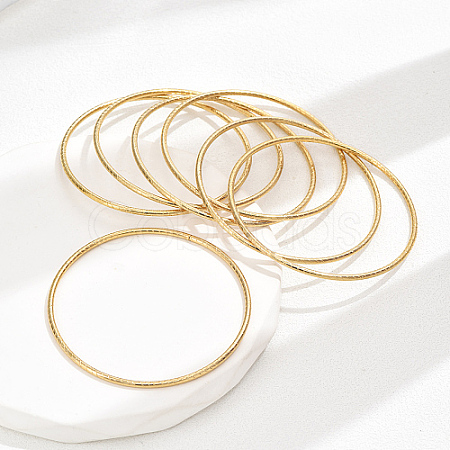 201 Stainless Steel Simple Thin Bangle TF0163-1