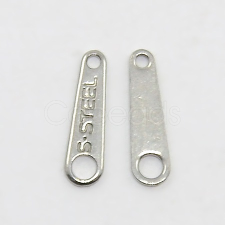 Tarnish Resistant 304 Stainless Steel Chain Tabs X-STAS-Q085-1