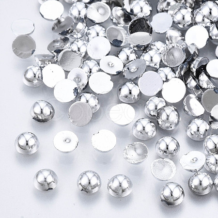 ABS Plastic Cabochons OACR-S034-4mm-02-1