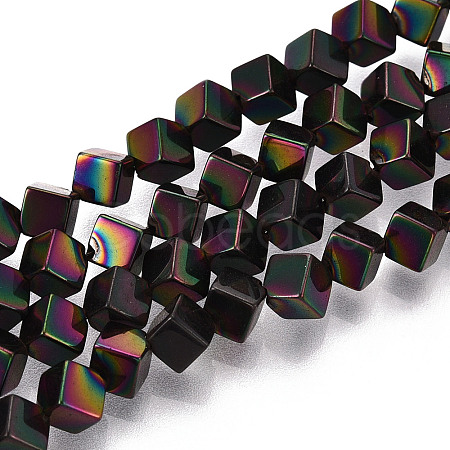 Electroplated Synthetic Non-magnetic Hematite Beads Strands G-T139-62G-1
