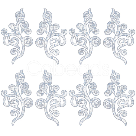 5Pairs Embroidery Thread Clothing Patches PATC-GF0001-97B-1