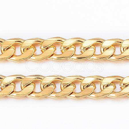 Ion Plating(IP) 304 Stainless Steel Cuban Link Chains CHS-H009-14G-1