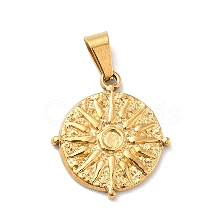 PVD Vacuum Plating 304 Stainless Steel Pendants STAS-F277-29G-1
