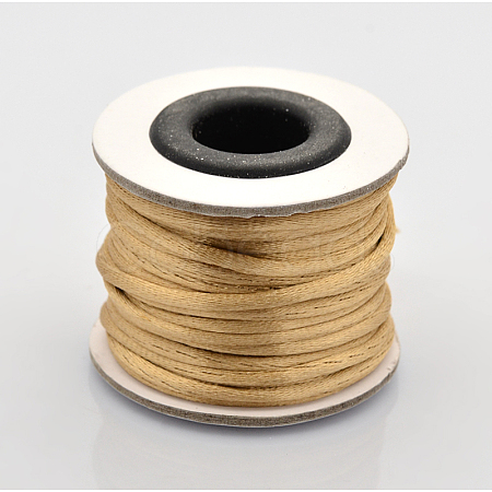 Round Nylon Satin Rattail Cord X-NWIR-O001-A-19-1