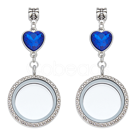 Alloy Locket Photo Pendants FIND-WH0181-05-1