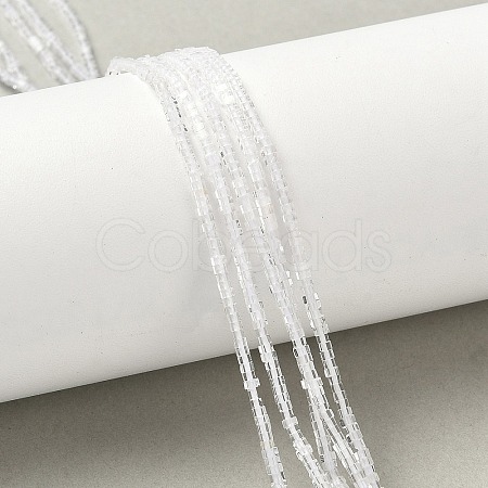 Natural Quartz Crystal Beads Strands G-G271-G06-1x1.5mm-1