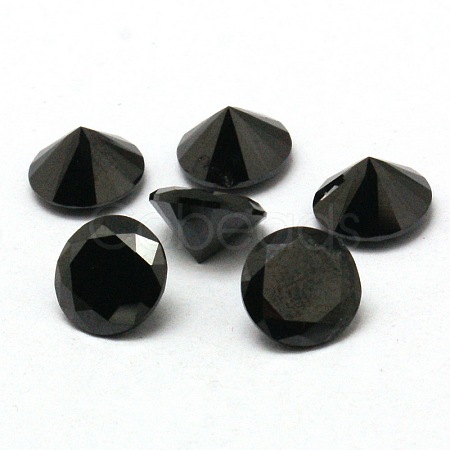 Diamond Shape Grade A Cubic Zirconia Cabochons X-ZIRC-M002-7mm-008-1