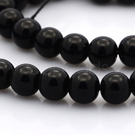Round Glass Beads Strands GLAA-A025-8mm-02-1