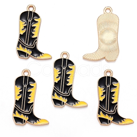 West Cowboy Theme Alloy Enamel Pendants LS-PW-WG63D70-02-1