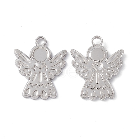 Non-Tarnish 304 Stainless Steel Pendants STAS-K242-09P-1
