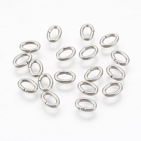 Tarnish Resistant 304 Stainless Steel Open Jump Rings Jewelry Findings A-STAS-L215-11P-1