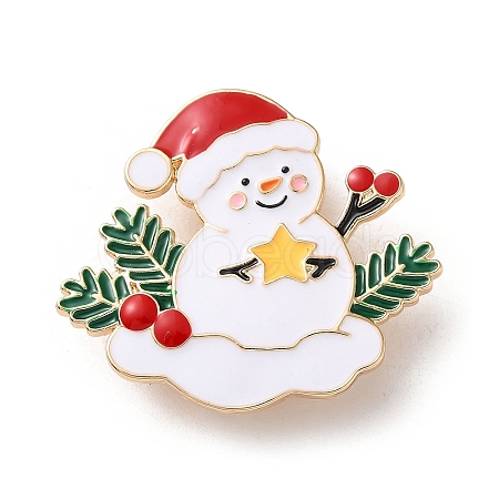 Christmas Enamel Pins JEWB-B028-01G-06-1